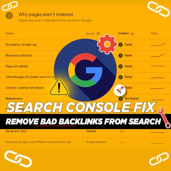 Remove Badbacklinks From Google Results